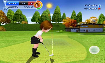 Gameplay of the Let's Golf! 2 HD for Android phone or tablet.