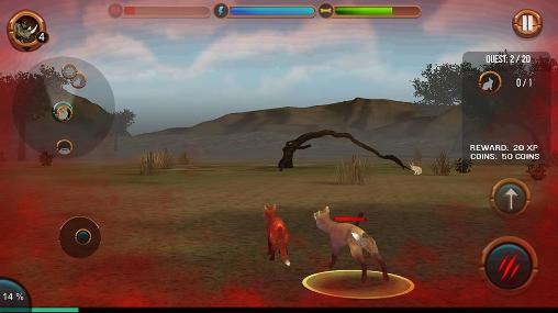 Life of wild fox - Android game screenshots.