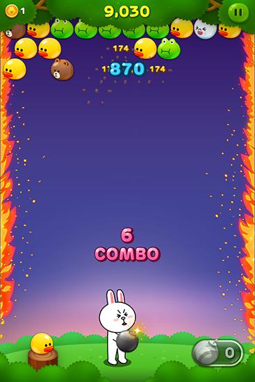 Line bubble - Android game screenshots.