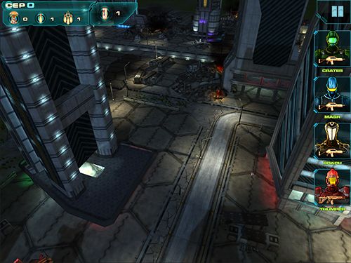 Line of defense tactics - Android game screenshots.
