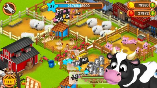 Gameplay of the Little farm: Spring time for Android phone or tablet.