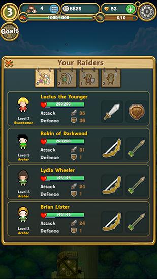 Little raiders: Robin's revenge - Android game screenshots.