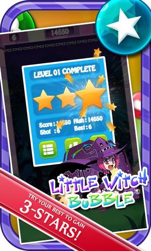 Little witch bubble - Android game screenshots.