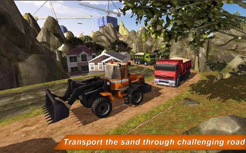 Loader and dump truck hill sim 2 - Android game screenshots.