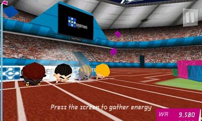 London 2012 100m - Android game screenshots.