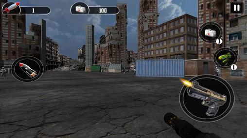 Lone gunner commando: Rush war - Android game screenshots.