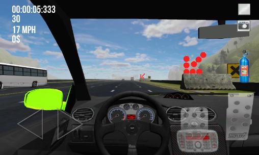 Long road traffic racing 3D - Android game screenshots.