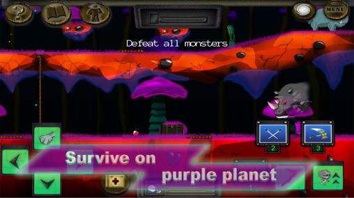 Lost in purple - Android game screenshots.