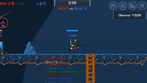 Lostguns: 2D online shooter - Android game screenshots.