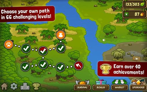 Lumberwhack: Defend the wild - Android game screenshots.