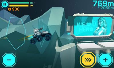 Lynx Lunar Racer - Android game screenshots.