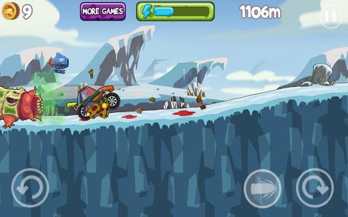 Mad zombies: Road racer - Android game screenshots.