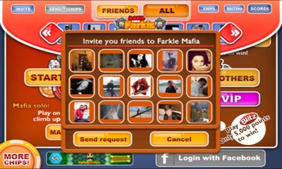 Mafia Farkle - Android game screenshots.