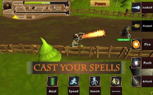 Gameplay of the Mage quest for Android phone or tablet.