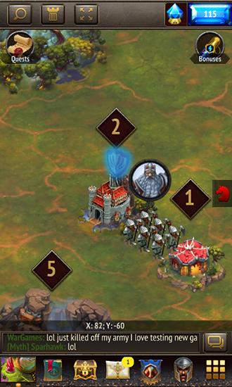 Magecraft: The war - Android game screenshots.
