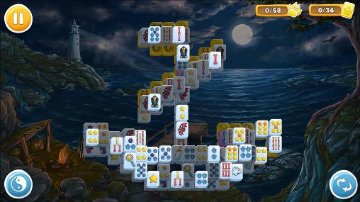 Mahjong: Wolf's stories - Android game screenshots.