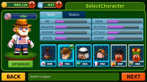 Man of soccer - Android game screenshots.