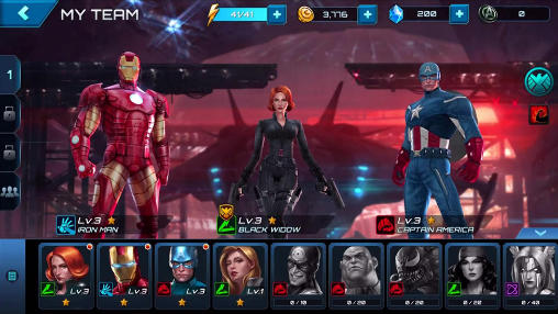 Marvel: Future fight - Android game screenshots.
