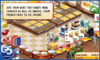 Stand O'Food 3 - Android game screenshots.