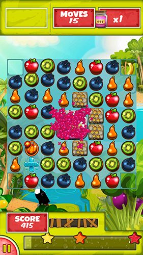 Match-3: Mr. Fruit - Android game screenshots.
