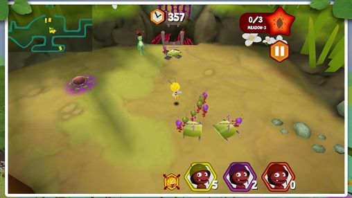 Maya the bee: The ant's quest - Android game screenshots.
