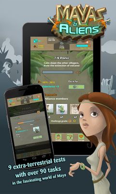 Gameplay of the Mayas & Aliens for Android phone or tablet.