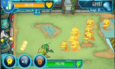 Gameplay of the Mecha-Mecha Panic! for Android phone or tablet.