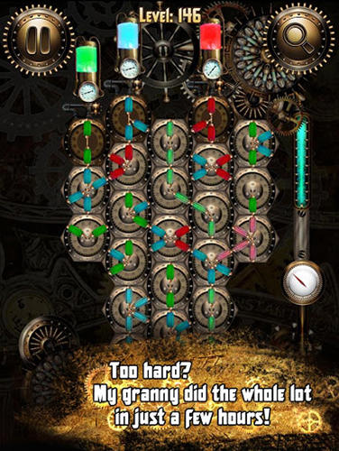 Mechanicus: Steampunk puzzle - Android game screenshots.
