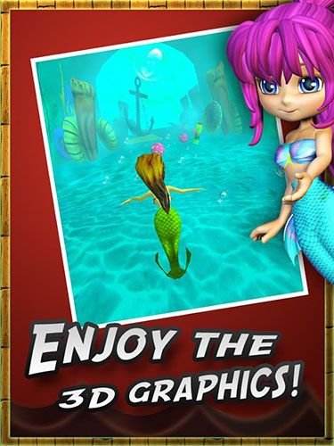 Mermaid adventure for kids - Android game screenshots.