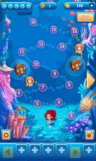Mermaid: Puzzle - Android game screenshots.