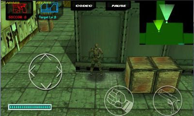 Gameplay of the Metal Gear Outer Heaven for Android phone or tablet.