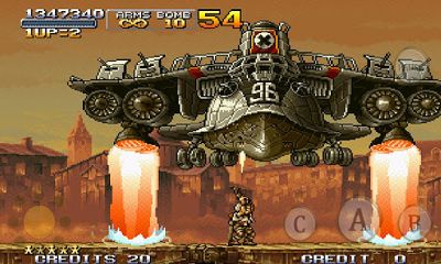 Metal Slug X - Android game screenshots.