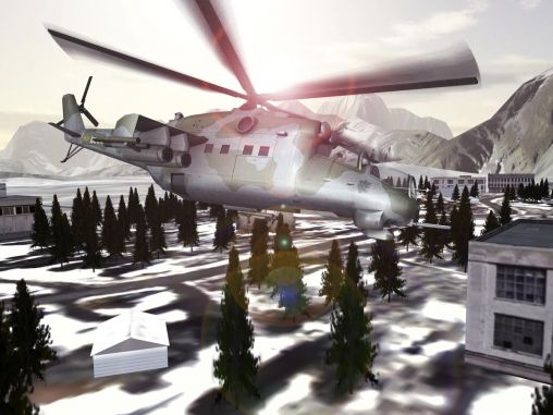 Mi-24 Hind: Flight simulator - Android game screenshots.