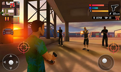 Miami saints: Crime lords - Android game screenshots.