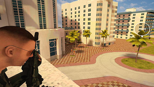 Miami SWAT sniper game - Android game screenshots.