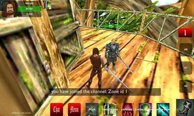 Gameplay of the Midgard Rising 3D MMORPG for Android phone or tablet.