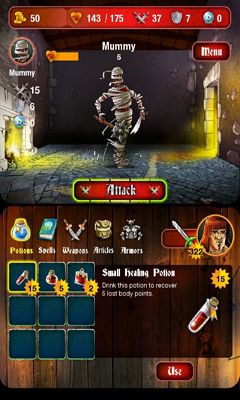 Mighty Dungeons - Android game screenshots.