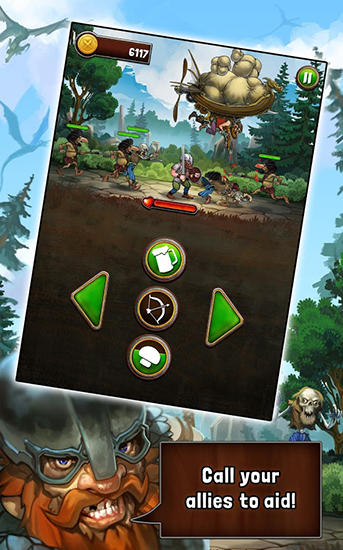Mighty viking - Android game screenshots.