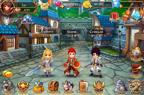 Mighty warriors: Rise of the east - Android game screenshots.