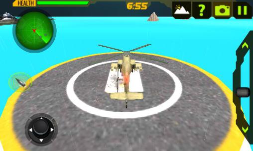 Military helicopter: War fight - Android game screenshots.