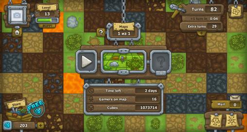 Mine world - Android game screenshots.