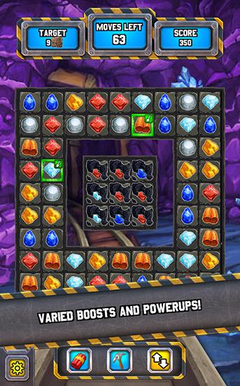 Miner: Gem quest - Android game screenshots.