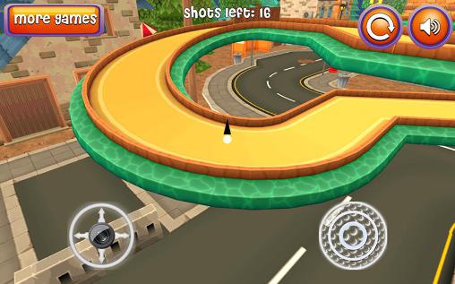 Mini golf: Cartoon city - Android game screenshots.