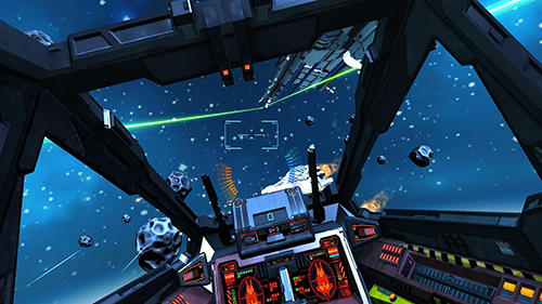 Minos starfighter VR - Android game screenshots.