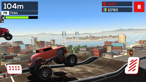 MMX Hill climb - Android game screenshots.
