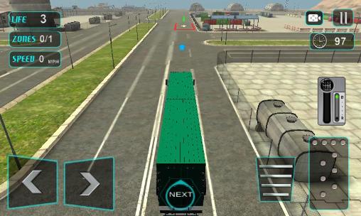 Modern trucker 3D - Android game screenshots.
