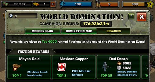 Modern war - Android game screenshots.