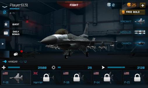 Modern warplanes - Android game screenshots.