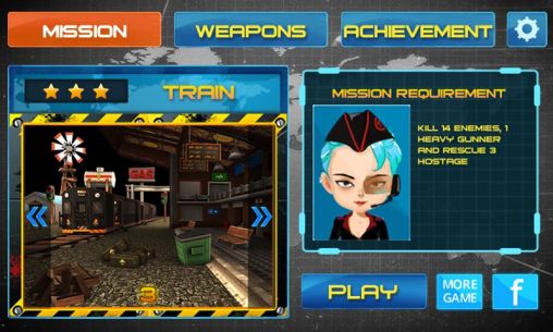 Modern world war - Android game screenshots.