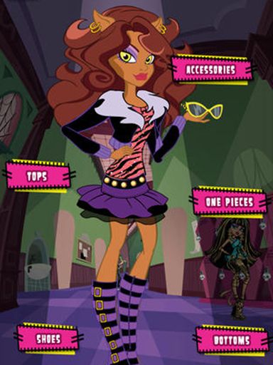Monster high: Ghouls and jewels - Android game screenshots.